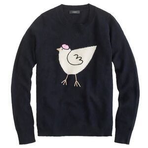 ♥️…J Crew French Hen Teddy Sweater